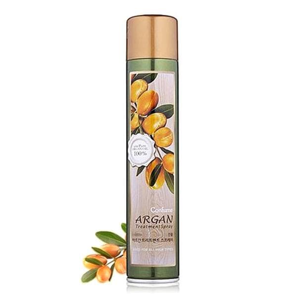 Gôm xịt tóc mềm Confume Argan Treatment Spray Hàn Quốc 300g