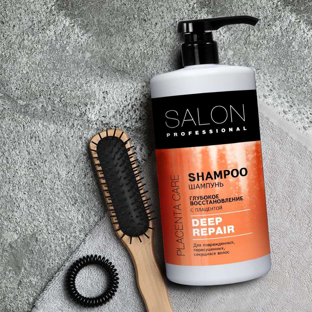 Dầu gội Salon Professional phục hồi chuyên sâu tóc hư tổn 1000ml