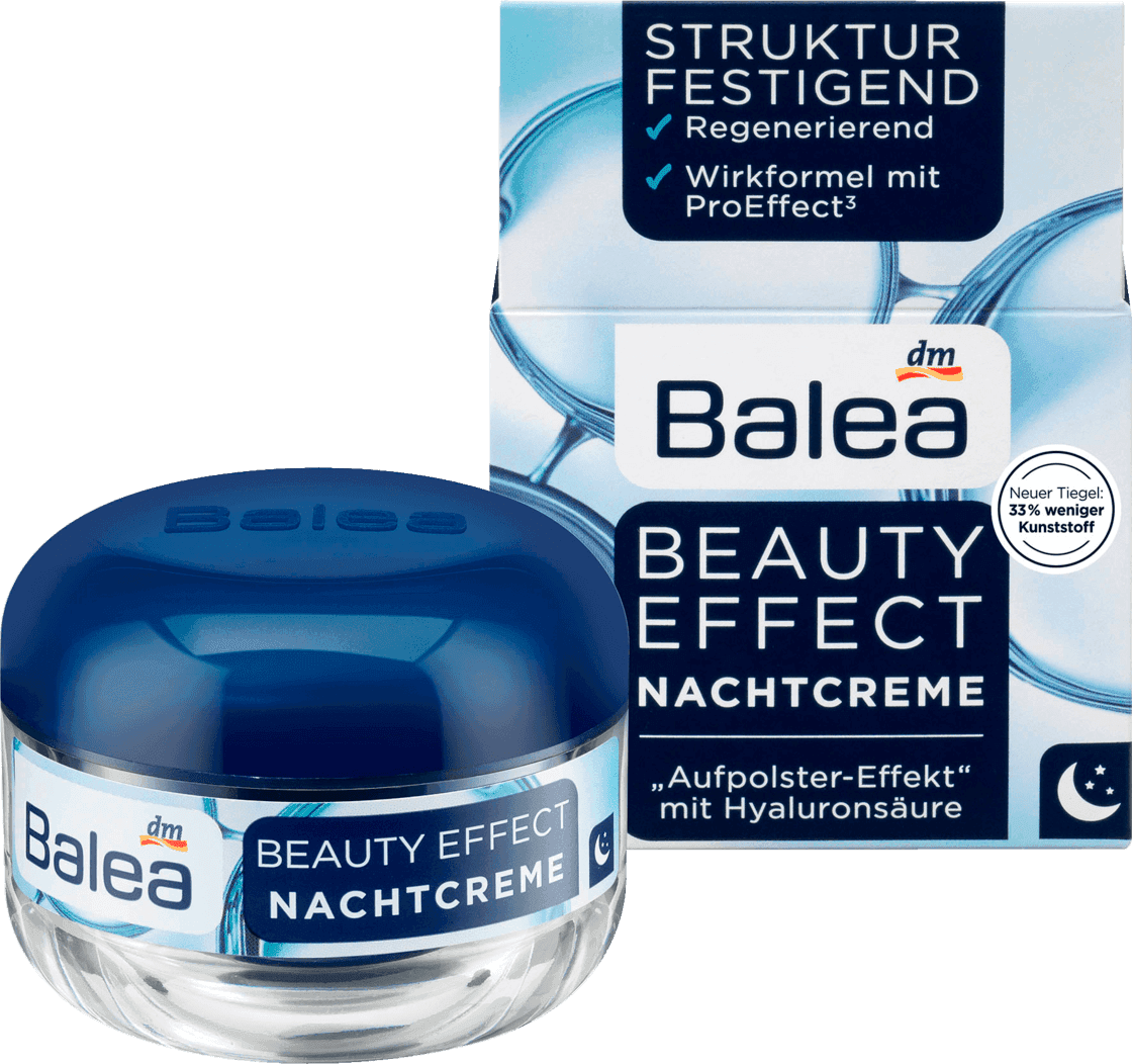 Kem dưỡng da chống lão hóa ban đêm BALEA Beauty Effect Nachtcreme 50ml