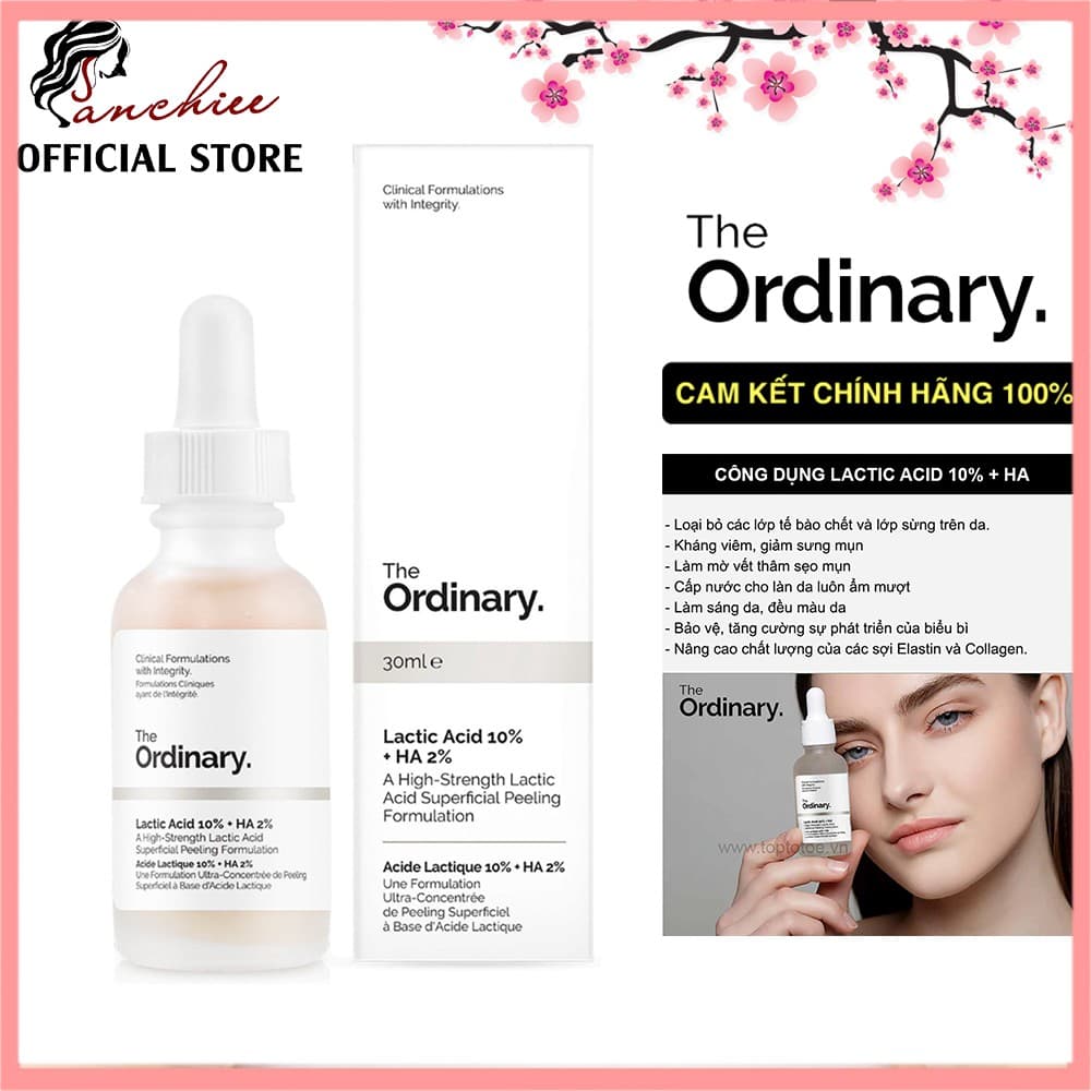 Serum The Ordinary Lactic Acid 10% + HA - Dung tích 30ml