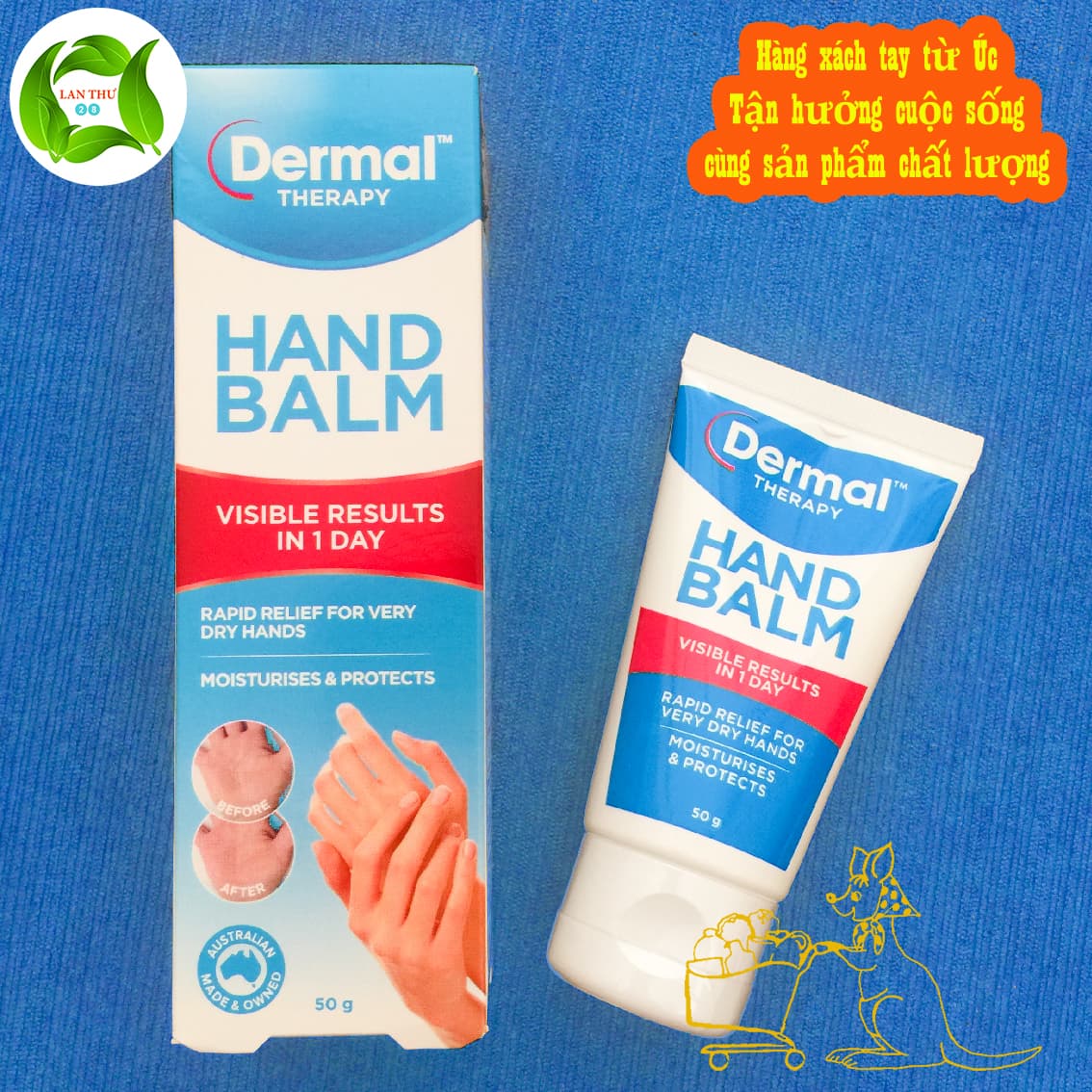 [HCM]Kem dưỡng da tay khô nứt Dermal Therapy Hand Balm 50g