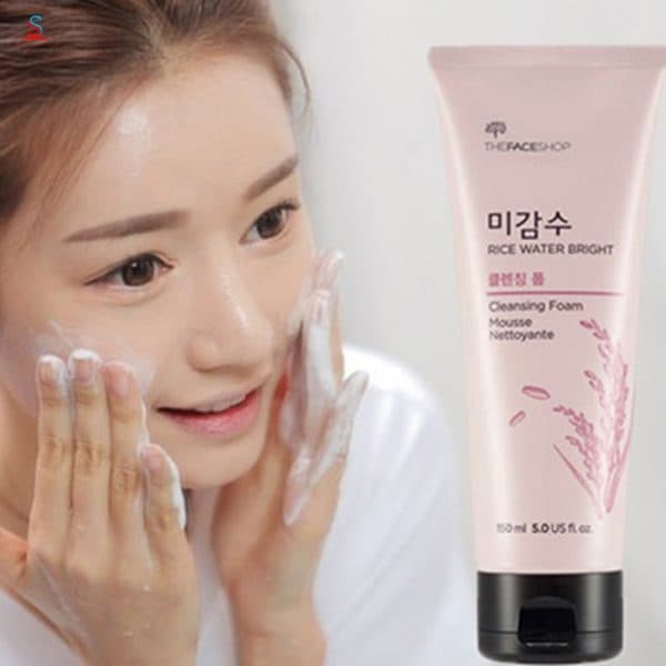 Sữa rửa mặt gạo TheFaceShop Rice Water Bright CHÍNH HÃNG 150ml