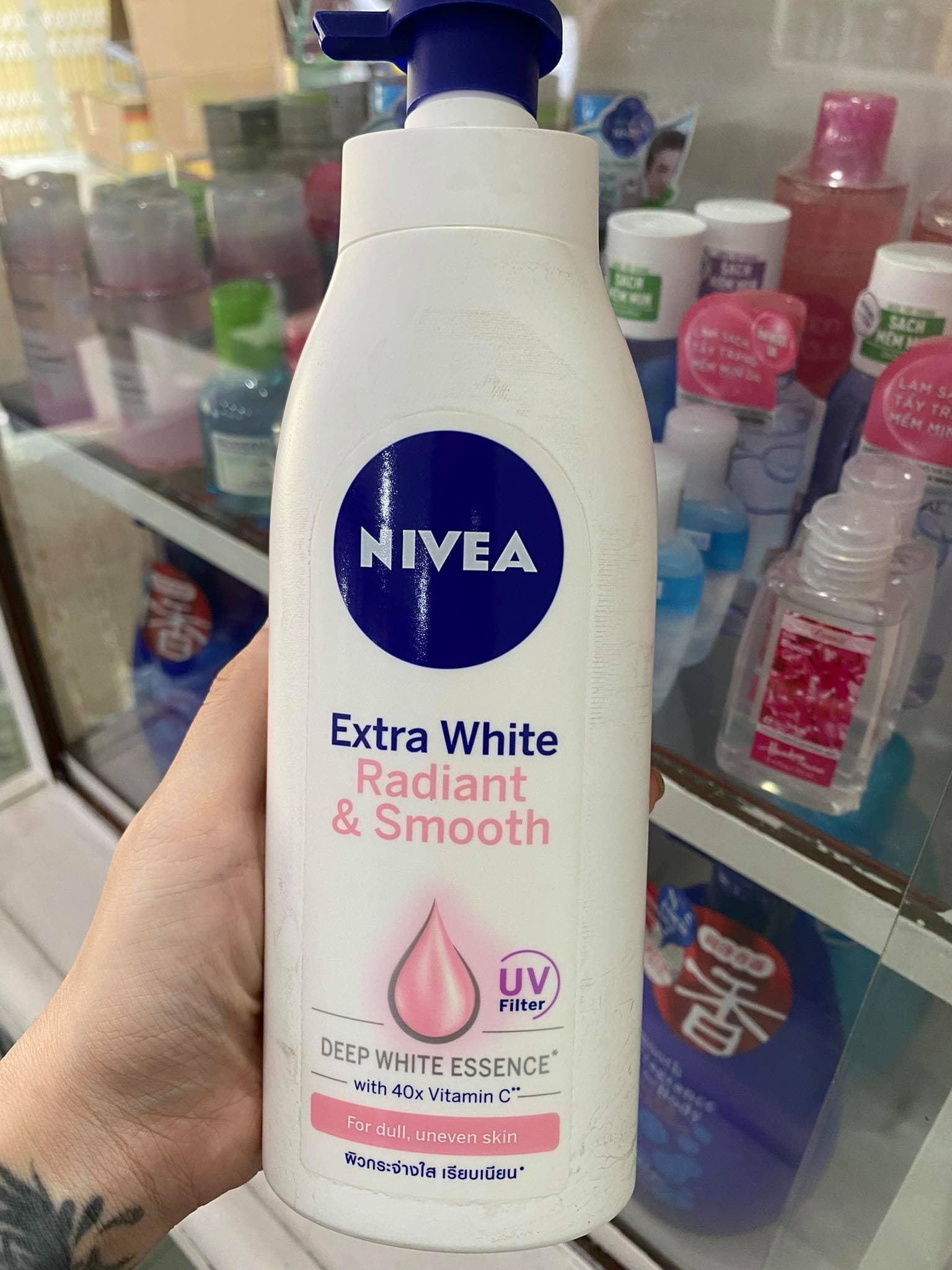[HCM]Sữa Dưỡng Thể Trắng Da Nivea Radian&Smooth 400ml