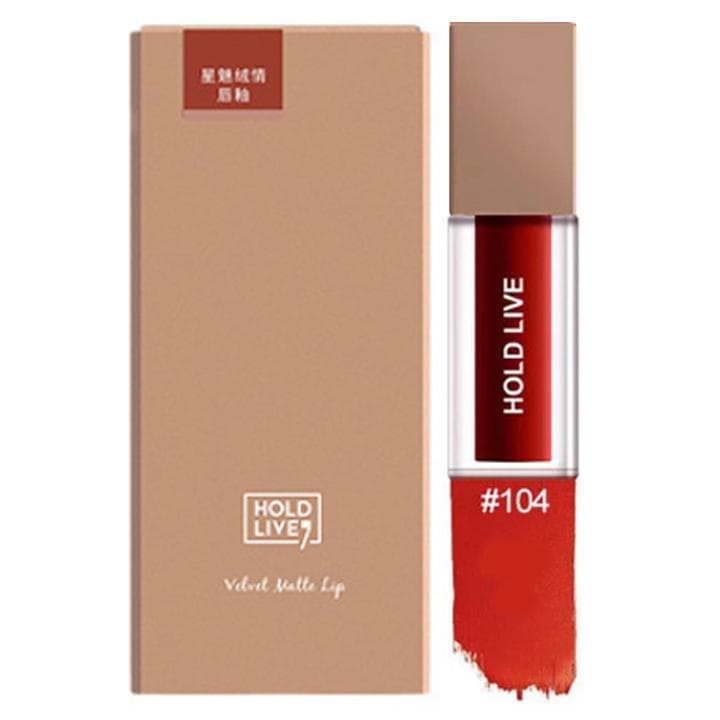 Son kem Hold Live Star - Charm Velvet Matte Lip 5ml (#104: Đỏ tươi)