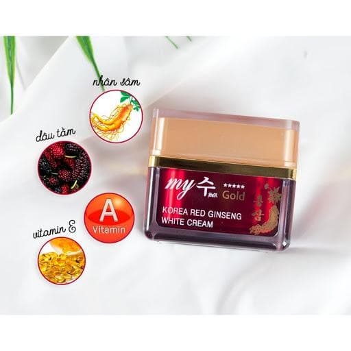 [HCM]Kem Dưỡng Da Hồng Sâm My Gold Hàn Quốc (Đỏ) - Kem sâm ban ngày