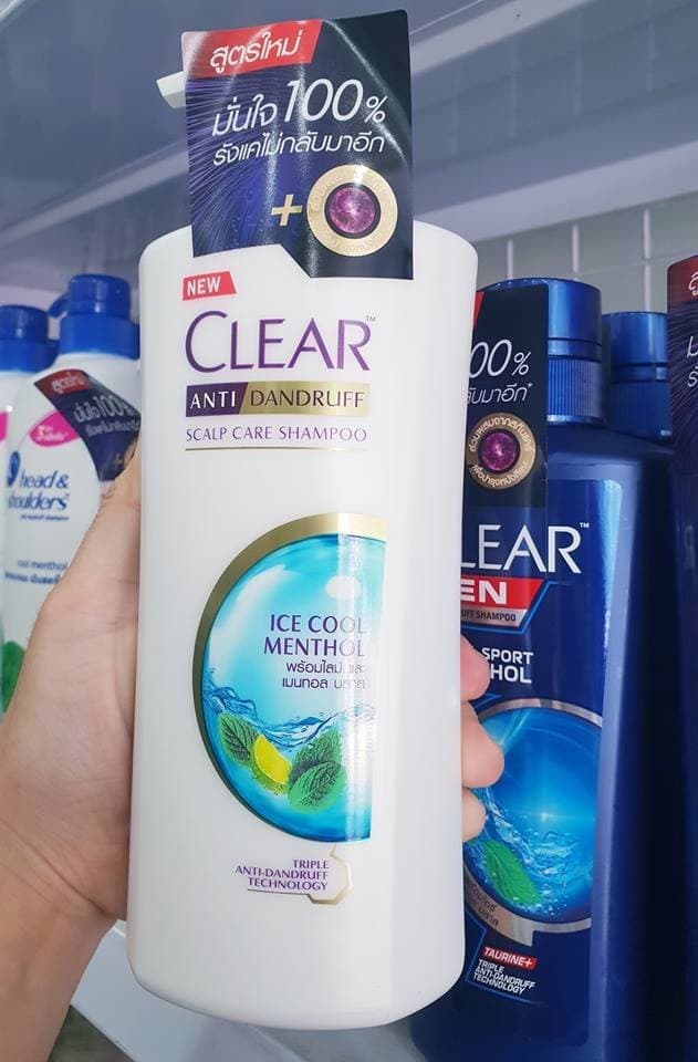 Dầu Gội Clear Bạc Hà 480ml Chính Hãng Thái Lan