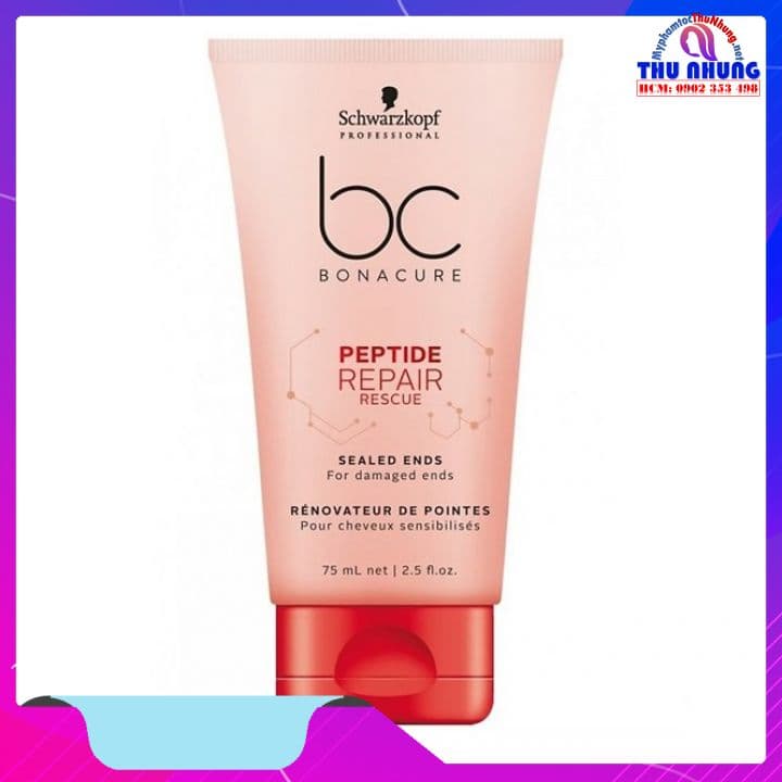 Kem dưỡng phục hồi hư tổn Schwarzkopf BC Repair Rescue Sealed Ends 75ml