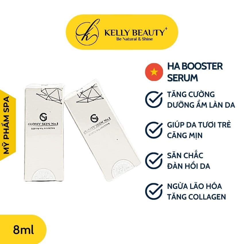 Serum Chống Lão Hóa HA Booster KAMEL – Tăng Cường Dưỡng Ẩm Nuôi Dưỡng & Tạo Ẩm Giúp Da Săn Chắc | Kelly Beauty