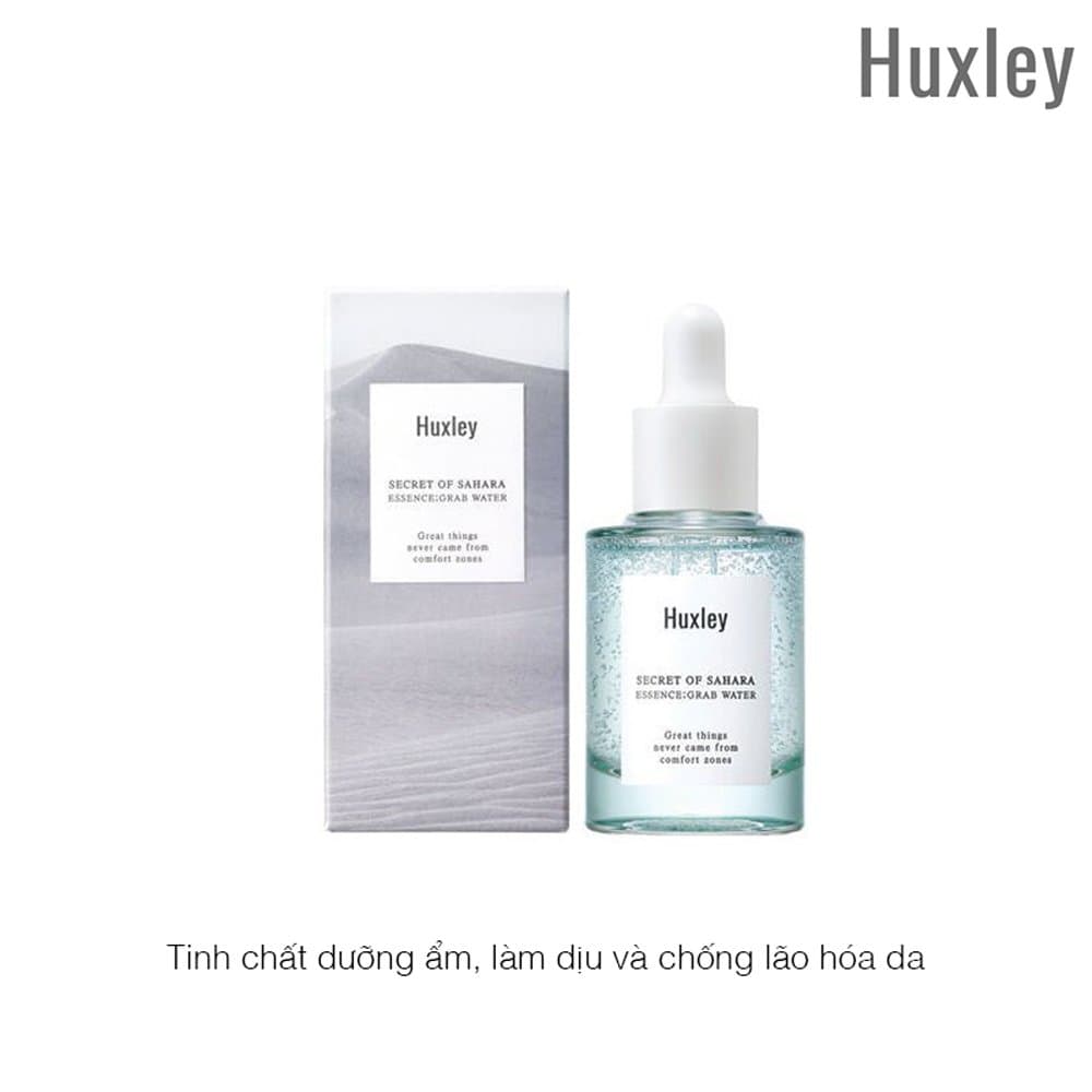 Huxley Tinh Chất Dưỡng Ẩm Chiết Xuất Xương Rồng Secret of Sahara Essence Grab Water 30ml