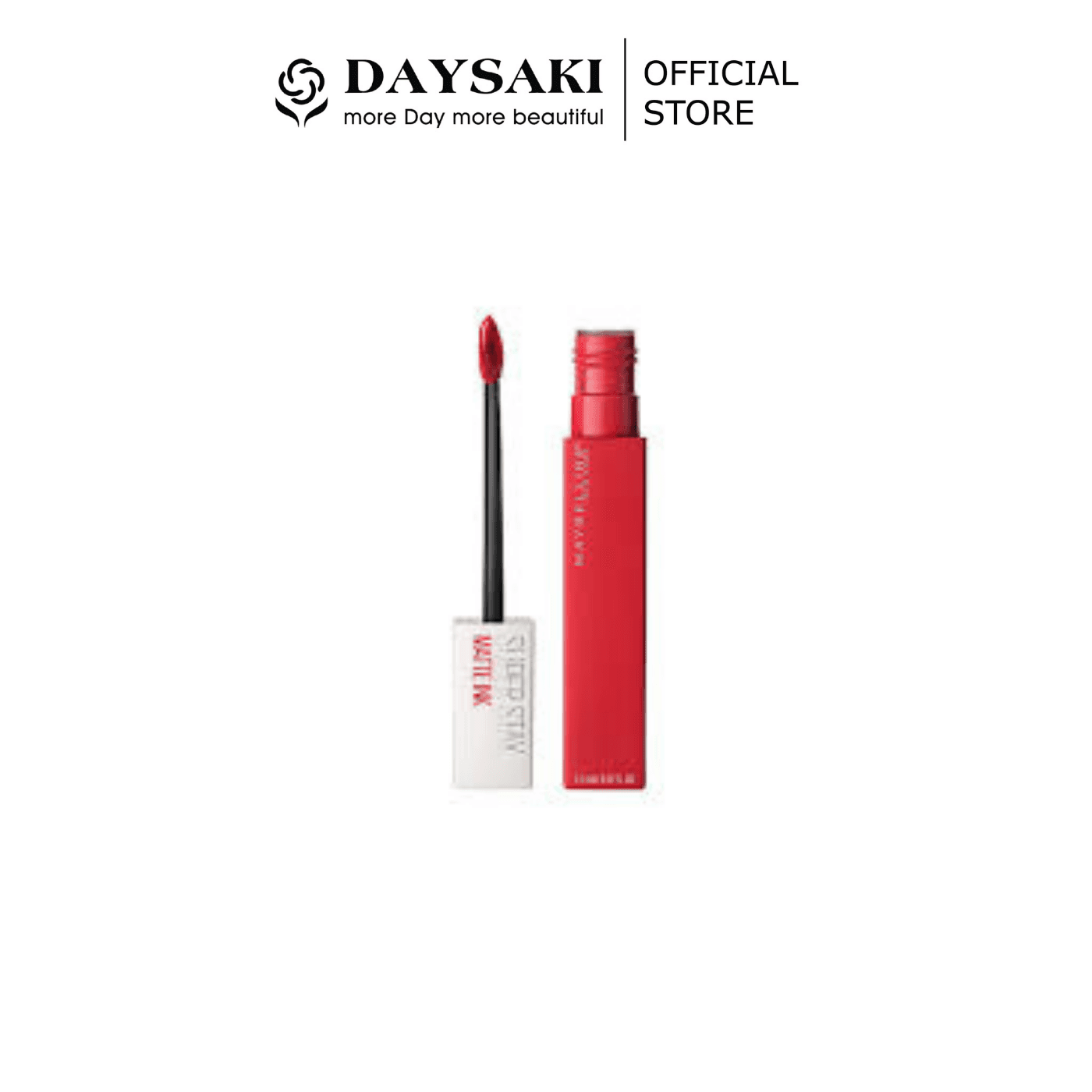 [HCM]Maybelline Son Kem Lì 16h Lâu Trôi Super Stay Matte Ink Lipstick- 205 Đỏ Cam Assertive 5ml