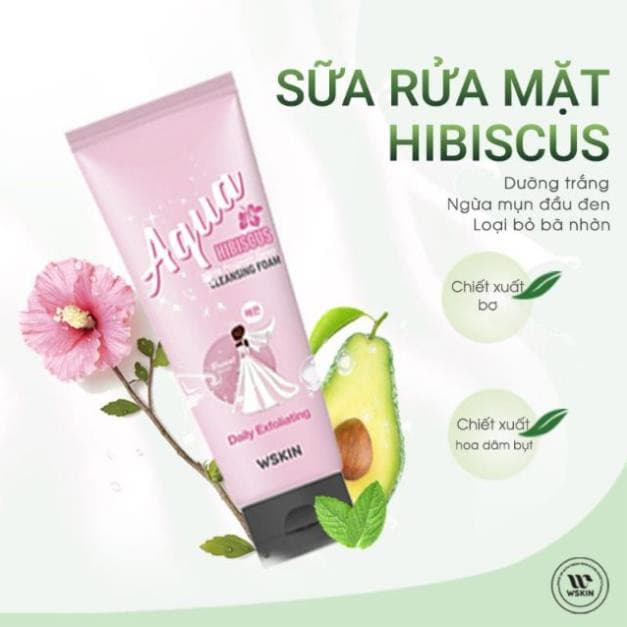 Sữa rửa mặt trắng da WSKIN Hàn Quốc