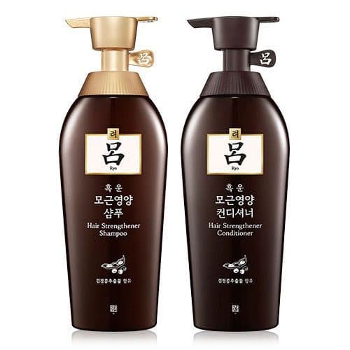 Bộ Dầu gội thảo dược phục hồi chống rụng tóc Ryo Hair Strengthener Shampoo 500mlx2 - Hàn Quốc