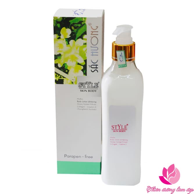 [HCM]Kem dưỡng trắng Giữ ẩm Làm mịn da toàn thân SẮC HƯƠNG STYLE (250ml)