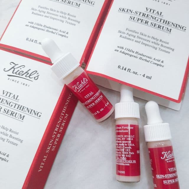 [KIEHLS] Serum Siêu Căng Bóng Da Tăng Cường Độ Săn Chắc Chống Lão Hoá Da Kiehls Vital Skin-Strengthening Super Serum 4ml