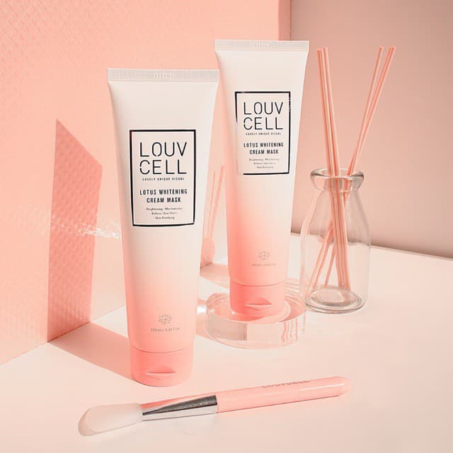 Kem Dưỡng trắng mặt Louv Cell Lotus Whitening Cream Mask 180ml Florence Store