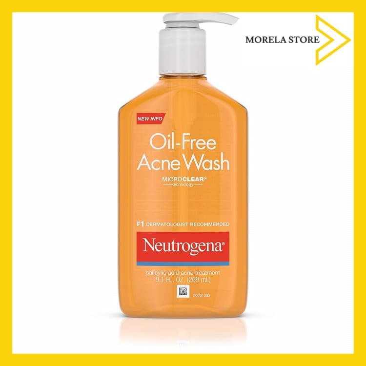 [HCM]Sữa rửa mặt giảm mụn Neutrogena Oil-Free Acne Fighting Facial Cleanser Salicylic Acid Acne Treatment 269ml