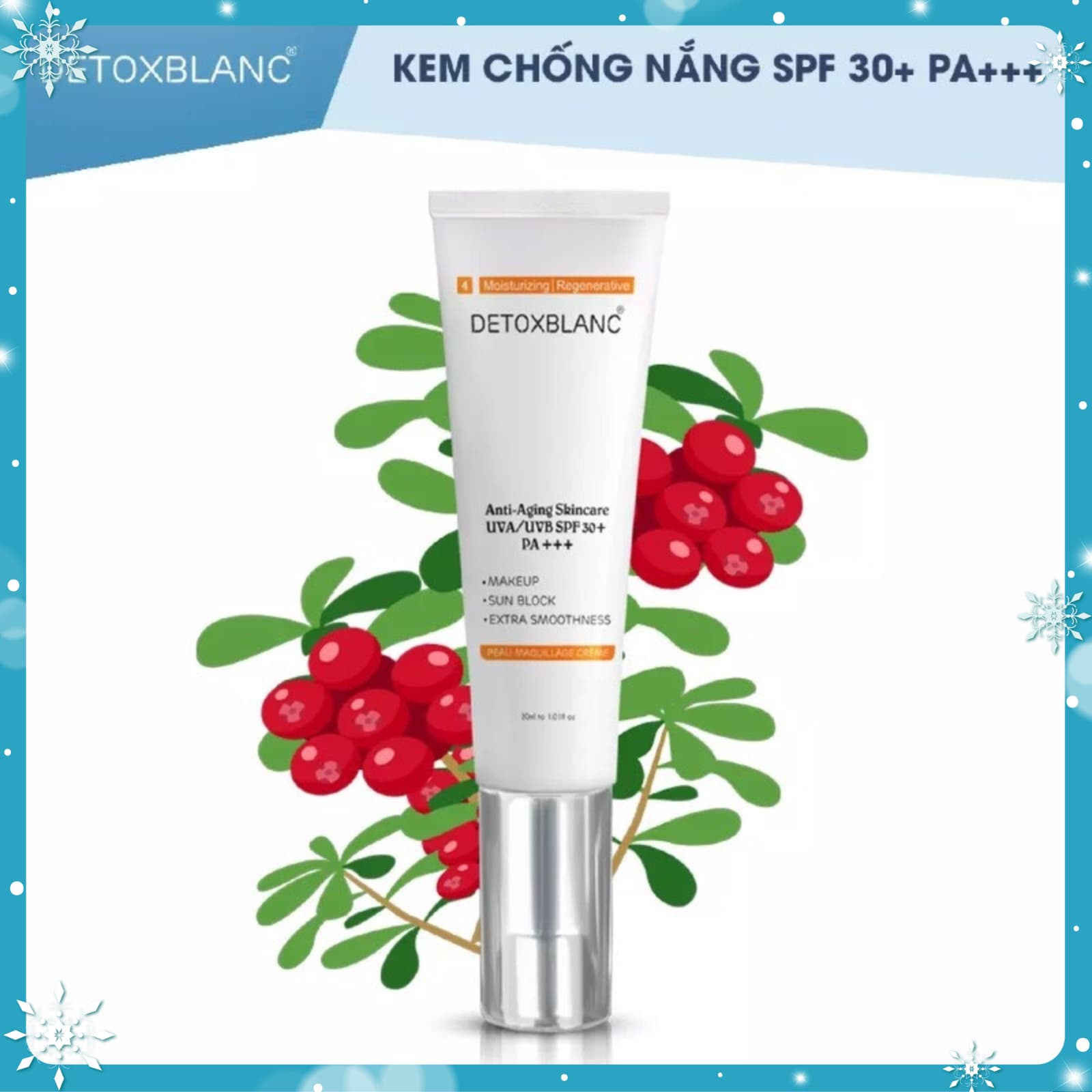 Kem Chống Nắng Dưỡng Trắng - Peau Maquillage Crème