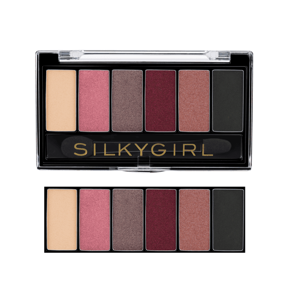 [HCM]SILKYGIRL PHẤN MẮT 6 Ô TRULY NUDE EYE PALETTE 04 BRICK