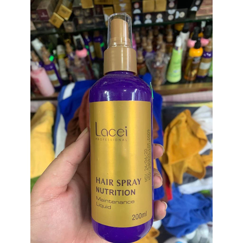 XỊT DƯỠNG TÓC LACEI NUTRITION TÍM 200ML