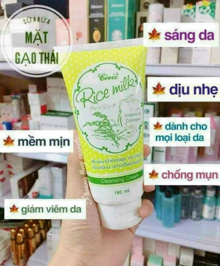 sữa rửa mặt cám gạo Thái Lan