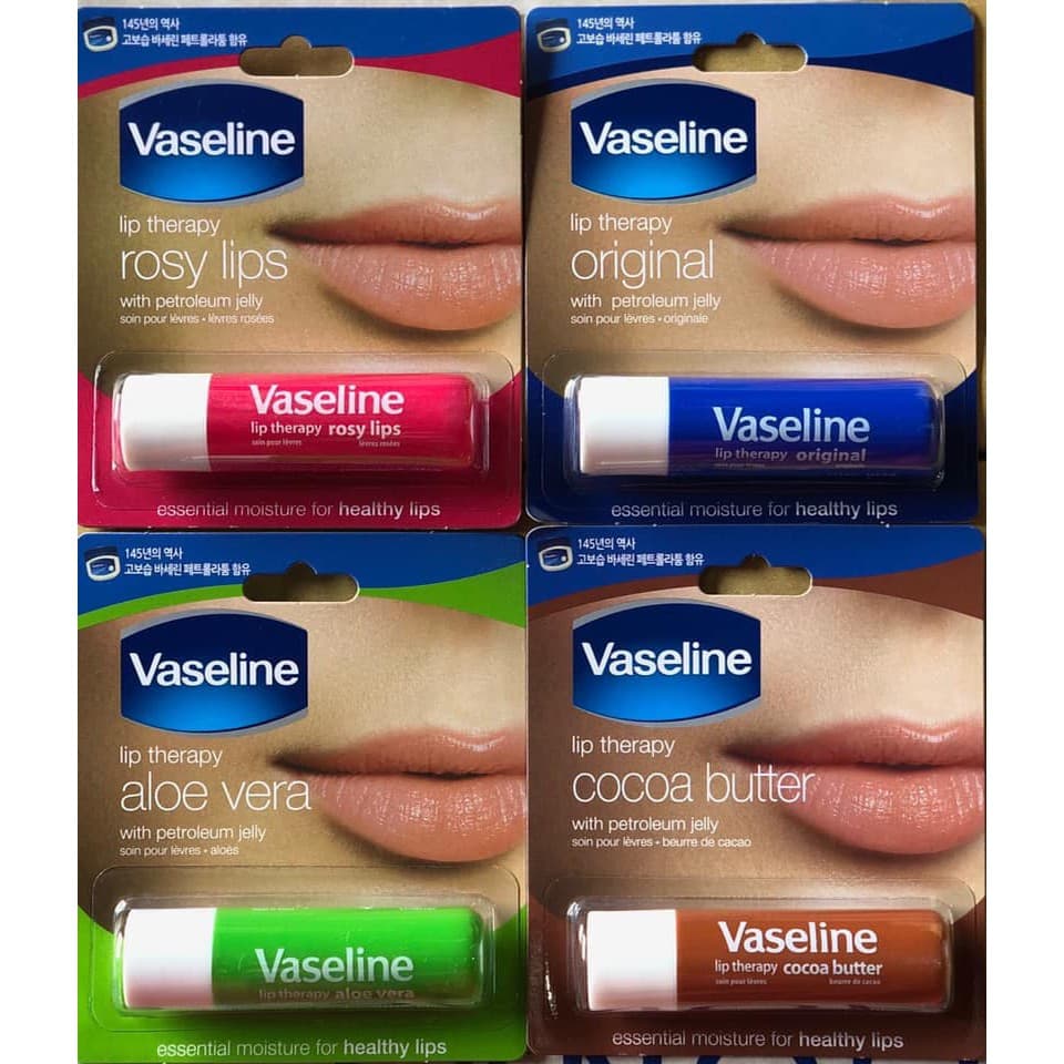 [HCM]Son Dưỡng Môi Vaseline Lip Therapy Mềm Mịn Căng Mọng