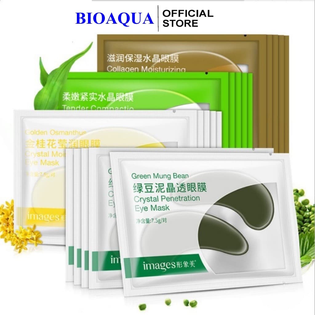[HCM]COMBO 10 Mặt Nạ Mắt ???????????????????? Mask Dưỡng Mắt Collagen Images giảm quầng thâm mắt bọng mắt giảm nếp nhăn dưỡng ẩm da sáng màu chống lão hóa
