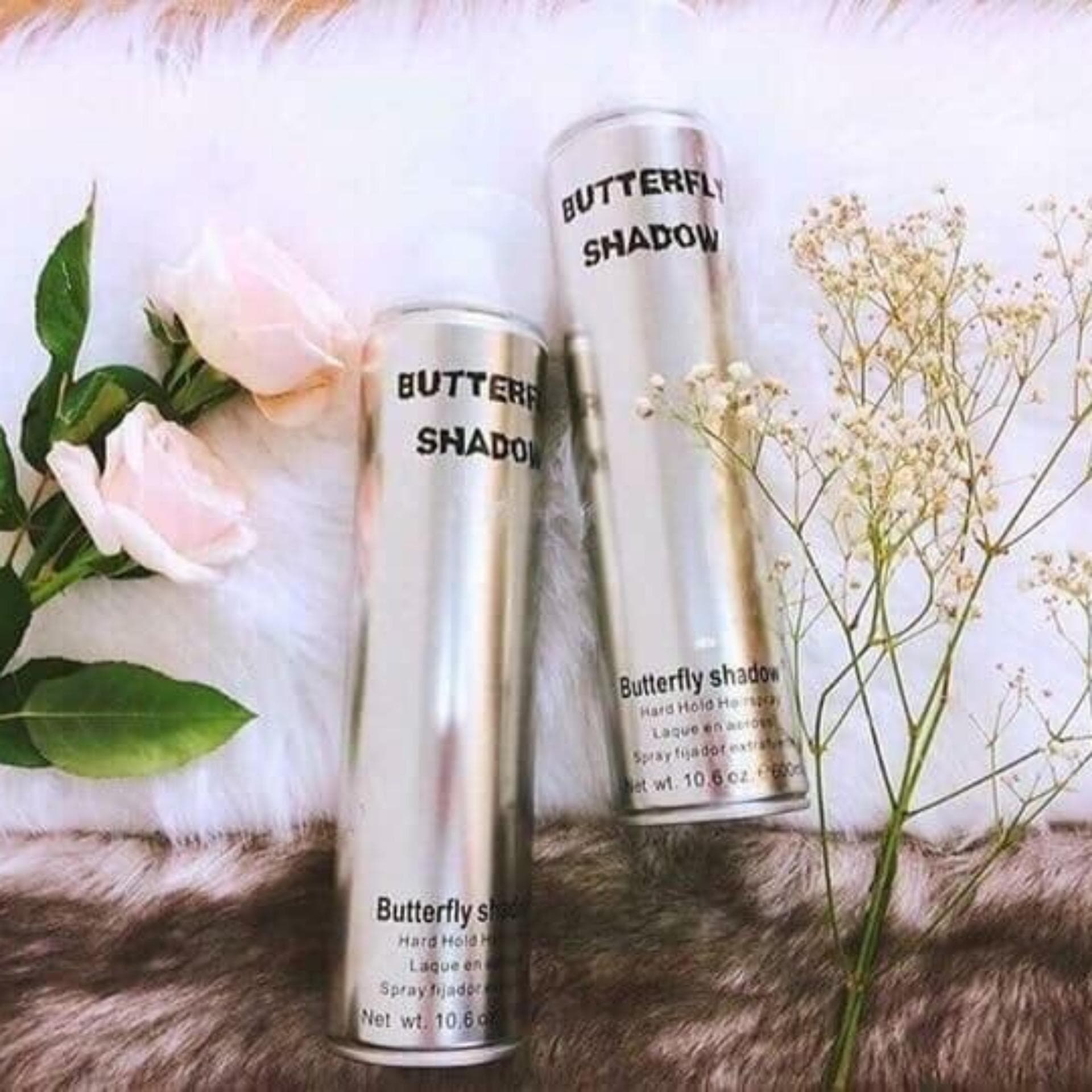 Gôm xịt tóc Butterfly Shadow 320ml keo xịt tóc cứng cho nam nữ