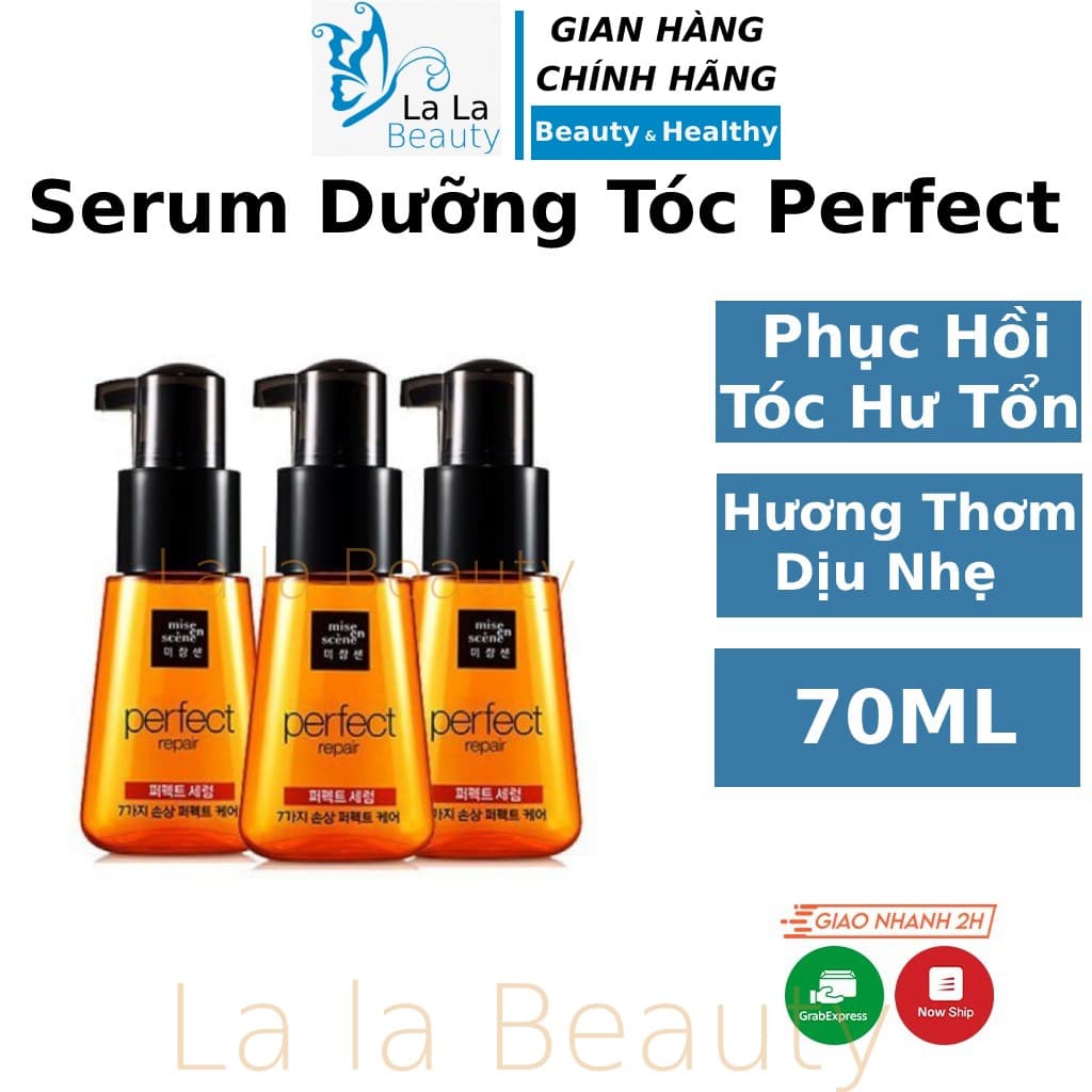 Tinh Dầu Serum Dưỡng Missen Perfect 70ml Phục Hồi Hư Tổn Kích Thích Mọc Tóc Mềm Mượt Thơm Uốn Vào Nếp