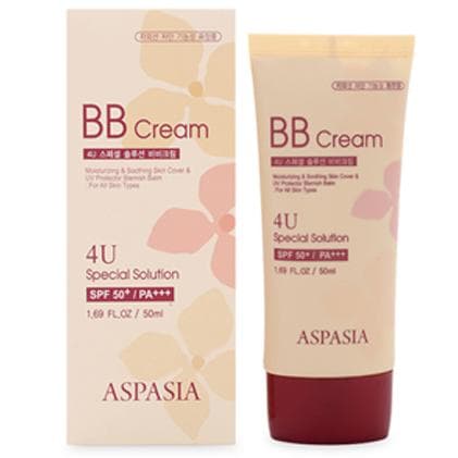 Kem nền chống nắng Aspasia 4U Special B.B Solution Cream Hàn Quốc 50ml.