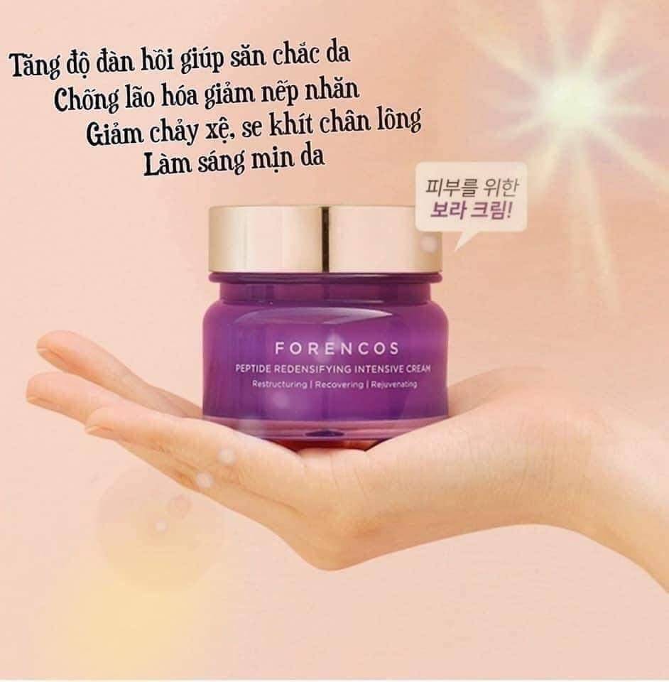 KEM DƯỠNG TRẮNG DA BAN ĐÊM FORENCOS PEPTIDE REDENSIFYING INTENSIVE CREAM