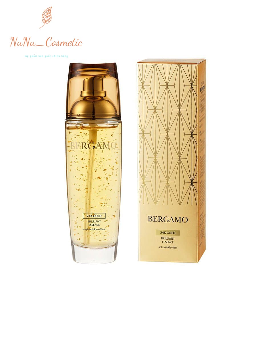 [HCM]?? [CHUẨN HÀNG AUTH] ?? Tinh chất nâng cơ sáng mịn da BERGAMO từ vàng 24K BRILLIANT ESSENCE ?? [FREE SHIP TOÀN QUỐC]??