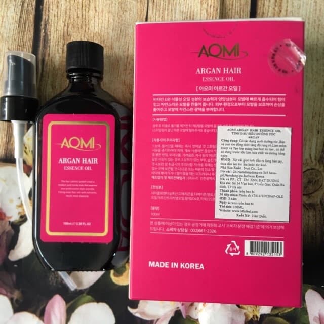 TINH DẦU SIÊU DƯỠNG TÓC AOMI ARGAN ESSENCE OIL 100ML