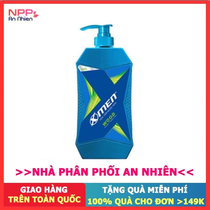 Sữa Tắm Nước hoa X Men Wood 650g- NPP AN NHIÊN