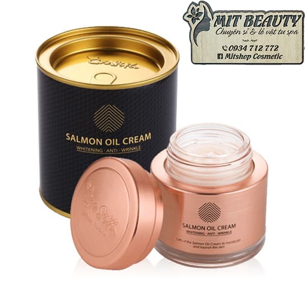 [HCM][Hàn Quốc] Kem Dưỡng Trắng Da Chống Lão Hóa Cá Hồi Cre8skin Salmon Oil Cream