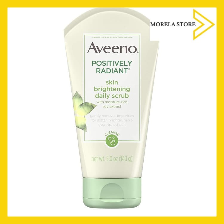 [HCM]Sữa rửa mặt làm sáng da Aveeno Positively Radiant Skin Brightening Daily Facial Scrub 150ml