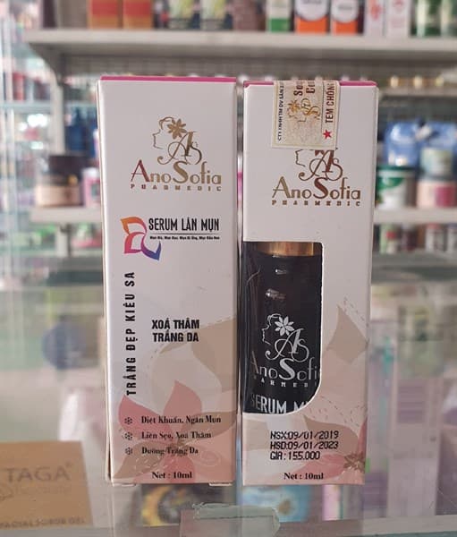 SERUM ANOSOFIA XÓA THÂM -TRẮNG DA 10ML