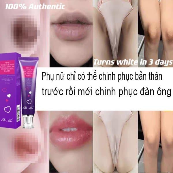 Kem dưỡng trắng vùng kín PEIMEI làm hồng tự nhiên có hiệu quả làm trắng mạnh nhanh chóng làm trắng đầu ti mặt đùi trong vùng kín đầu gối nách làm sáng da mà không gây tổn thương da làm da căng mịn 30g