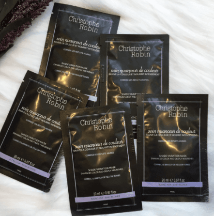 [HCM]Mặt nạ dưỡng cho tóc nhuộm màu/ khô xơ rối Christophe Robin Shade Variation Mask - Baby Blonde - 20ml
