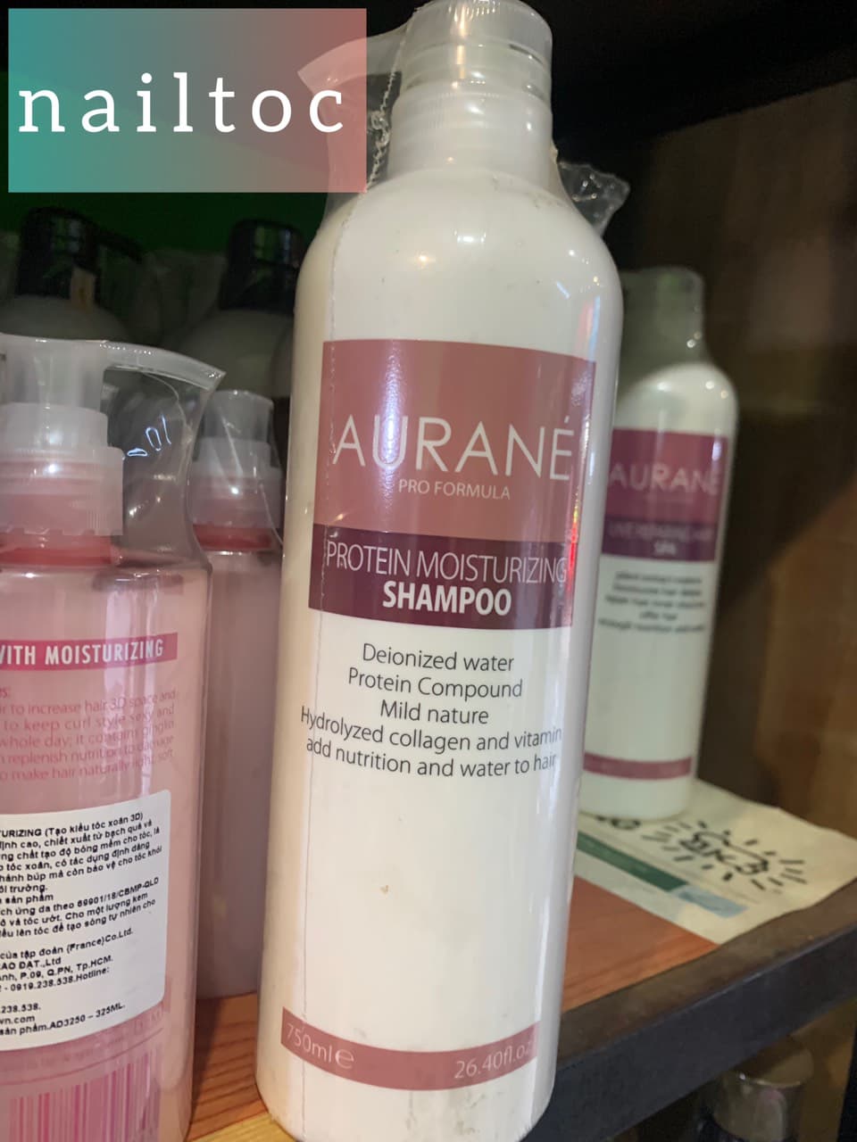 Dầu Gội Phục Hồi Aurane Siêu Mượt 750ml