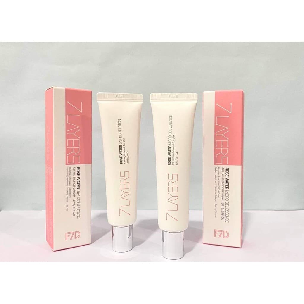 [HÀNG CÔNG TY] Lotion Dưỡng Da Phục Hồi Da Tổn Thương 7 Layers Rose Water Day Night Lotion 30ml