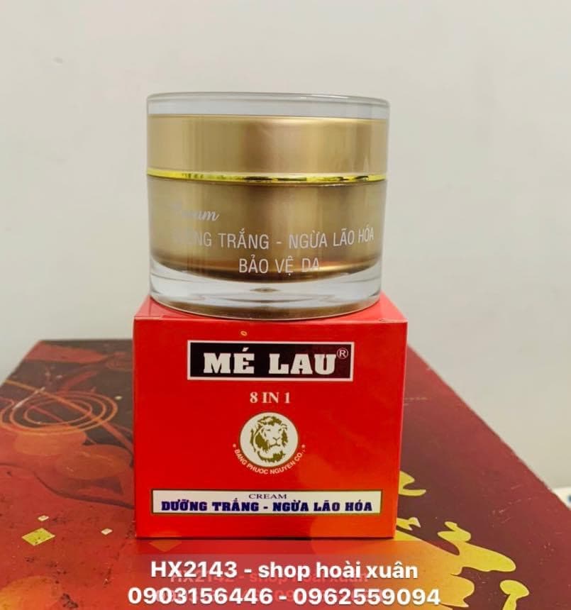Kem dưỡng trắng ngừa lão hoá bảo vệ da Mé lau đỏ 8in1 50gr - HX2143