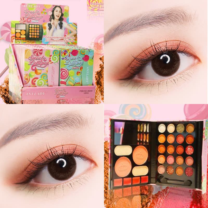[HCM]【Kiss Belle Shop】 Bảng phấn mắt đa chức năng má hồng / bóng mắt / bột chân mày / son môi / phấn highlight / bảng bóng