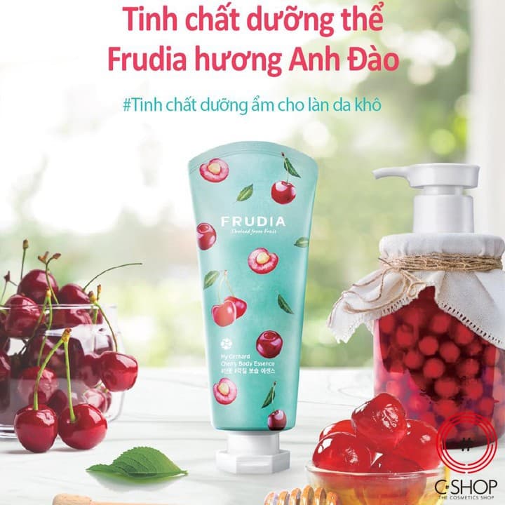 [HCM]Tinh chất dưỡng thể trái anh đào FRUDIA My Orchard Cherry Body Essence