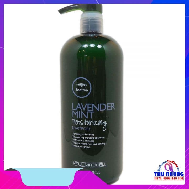 [HCM]Dầu gội Paul Mitchell Lavender Mint Moisturizing shampoo cho tóc khô hư tổn 1000ml