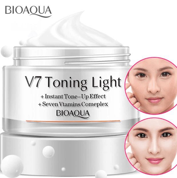 Kem Dưỡng Trắng Da V7 Toning Light Của Bioaqua Cho Da trong suốt