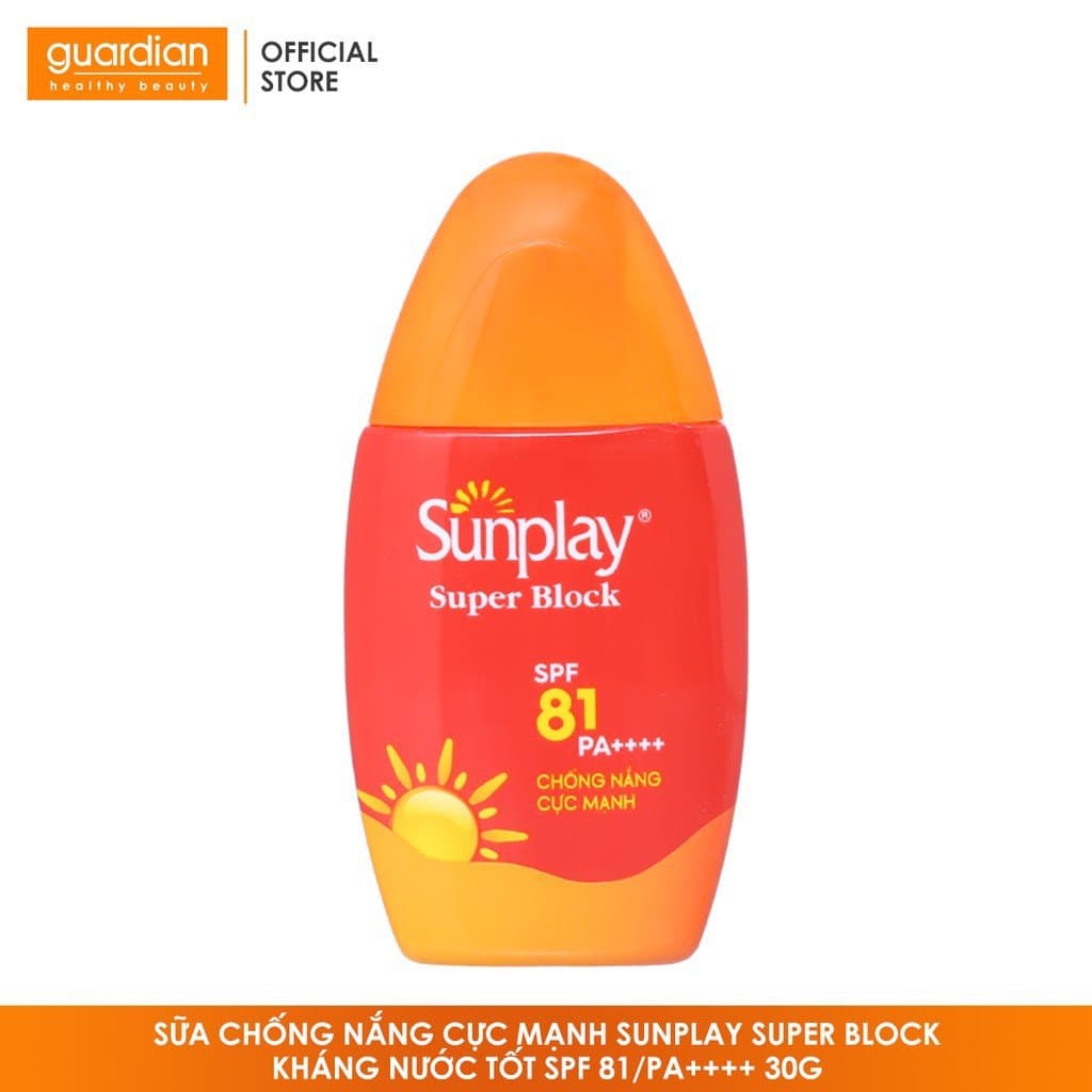 [HCM]Kem chống nắng Sunplay Super Block SPF 81 PA++++ 30g