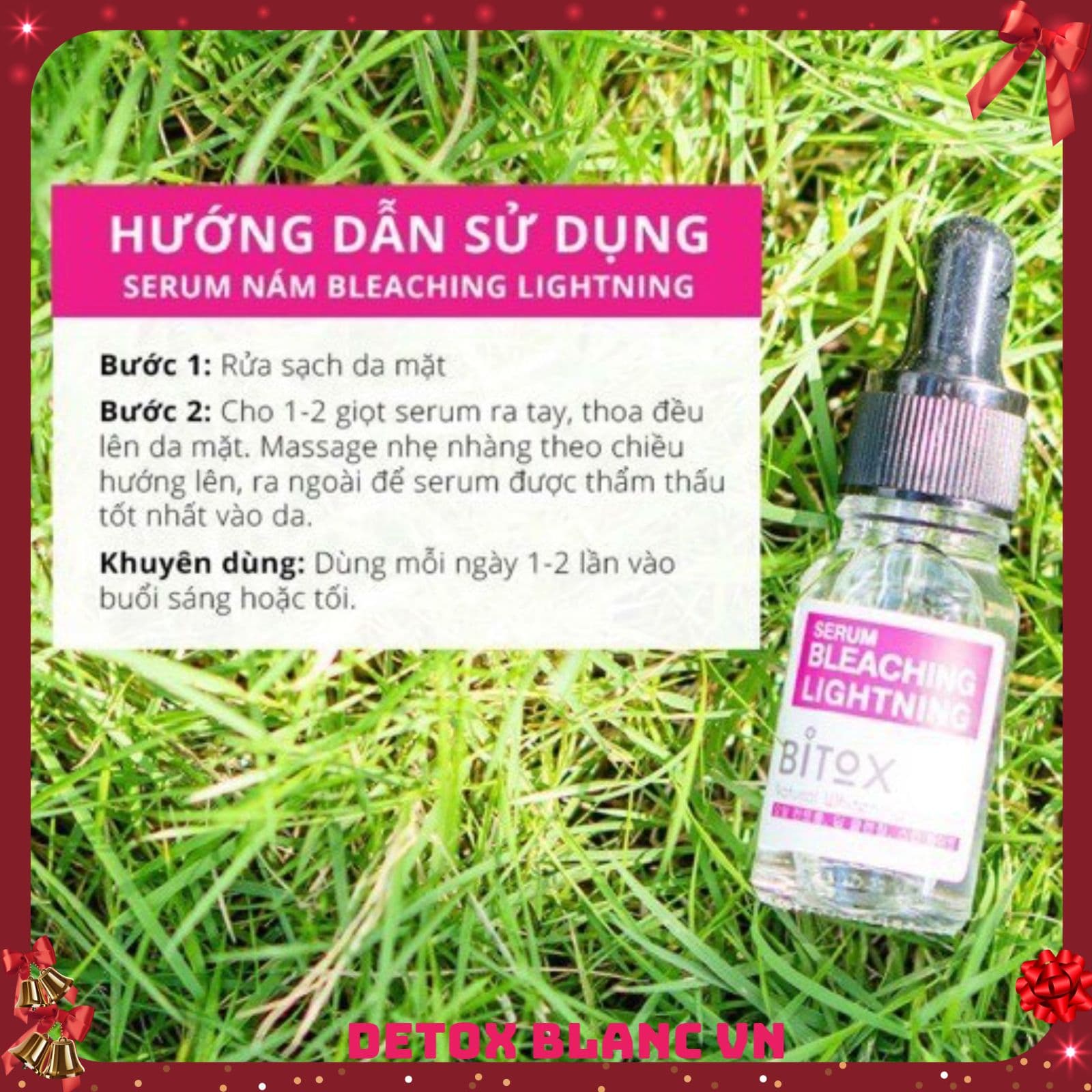 Serum xóa nám tàn nhang Bitox 10ml