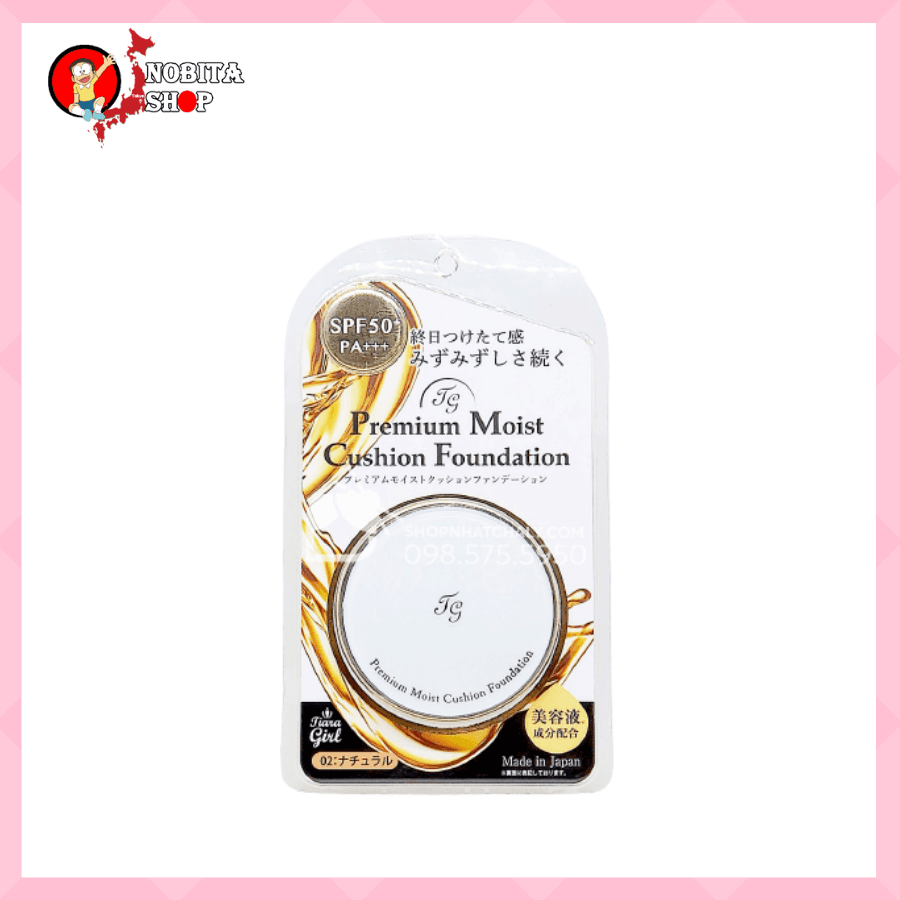 Phấn nước Tiara Girl Premium Moist Cushion Foundation Nhật Bản