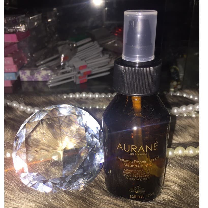 Tinh Dầu Dưỡng Tóc AURANE Softliss Chai Tròn Fantastic Repair Macadamia Hair Oil 125ml