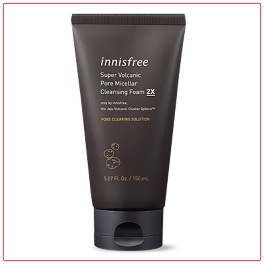 Sữa Rửa Mặt Tro Núi Lửa Innisfree Super Volcanic Pore Micellar Cleansing Foam 2X 150ml Frorence86 Store